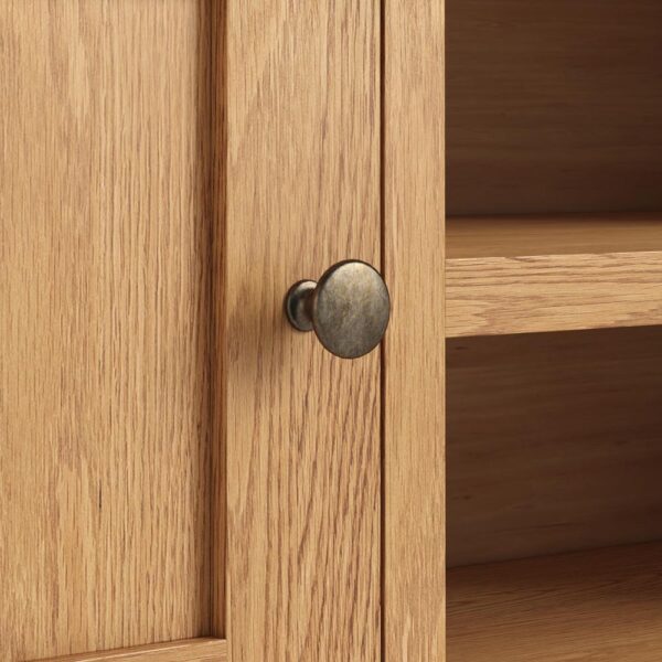 Bywell Waxed Oak Extra Large TV Unit | Fully Assembled