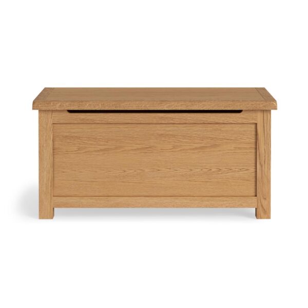 Bywell Waxed Oak Blanket Box | Fully Assembled