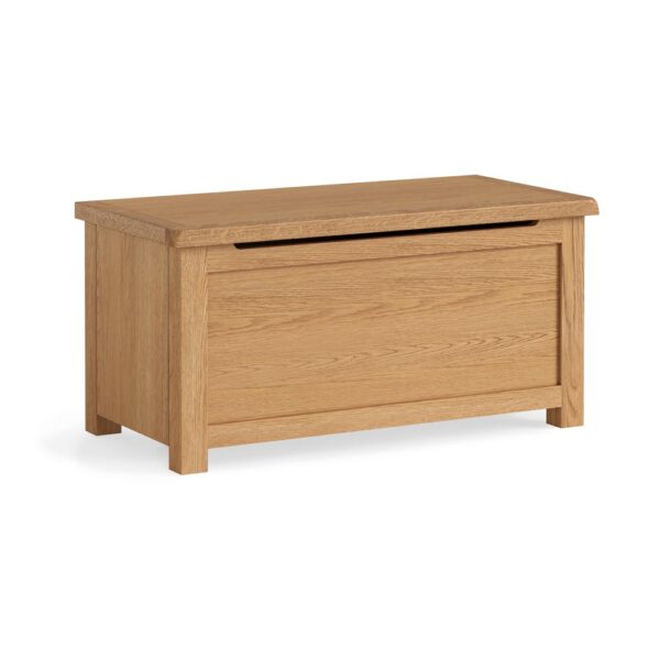 Bywell Waxed Oak Blanket Box | Fully Assembled