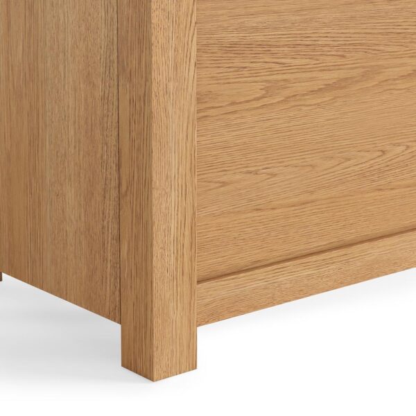 Bywell Waxed Oak Blanket Box | Fully Assembled