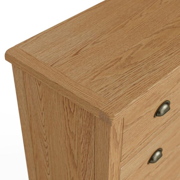 Ancroft Waxed Oak Chest of 3 Drawers | Clearance
