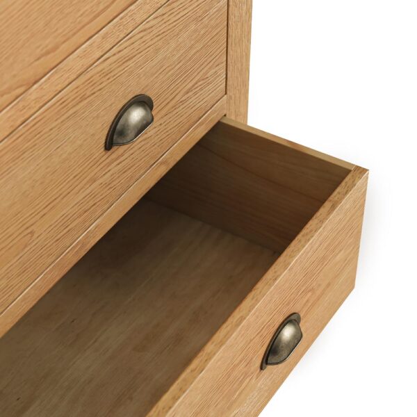 Ancroft Waxed Oak Chest of 3 Drawers | Clearance