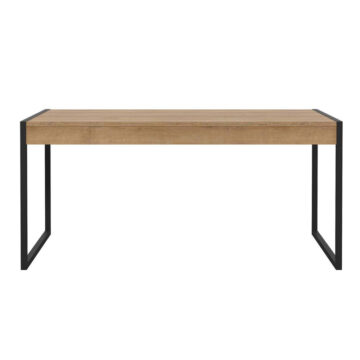 Hard Rock Black Dining Table | Riviera Oak