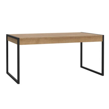 Hard Rock Black Dining Table | Riviera Oak