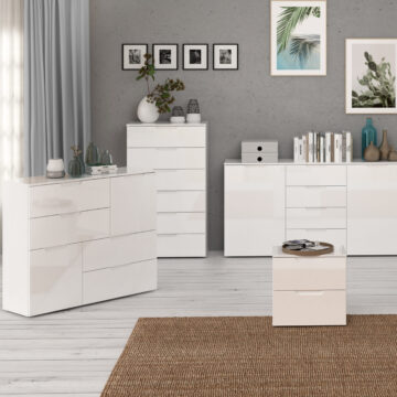 Harper White 6 Drawer Chest