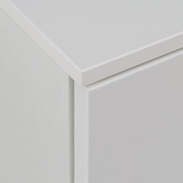 Harper TV Unit  in White/White High Gloss | Self Assembly