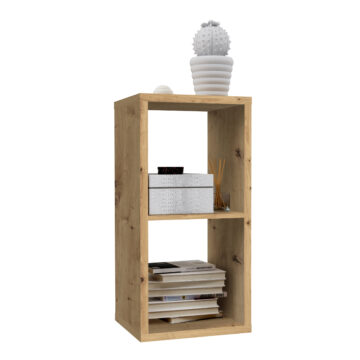 Mauri Cube 1 Shelf Storage Unit | Artisan Oak