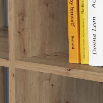 Mauri Cube 1 Shelf Storage Unit | Artisan Oak