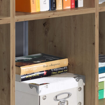 Mauri Cube 1 Shelf Storage Unit | Artisan Oak