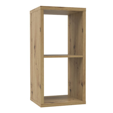 Mauri Cube 1 Shelf Storage Unit in Artisan Oak