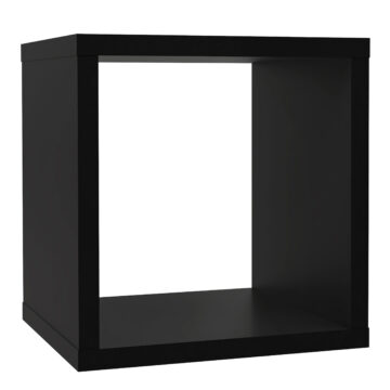 Mauri Cube 1 Shelf Storage Unit in Matt White