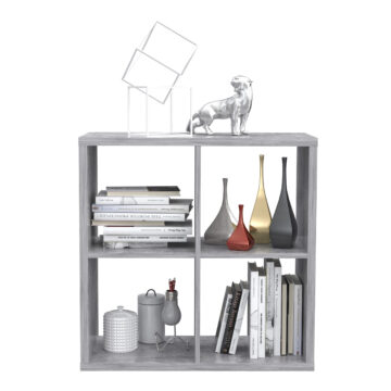Mauri Cube 2×2 Storage Unit | Concrete Grey