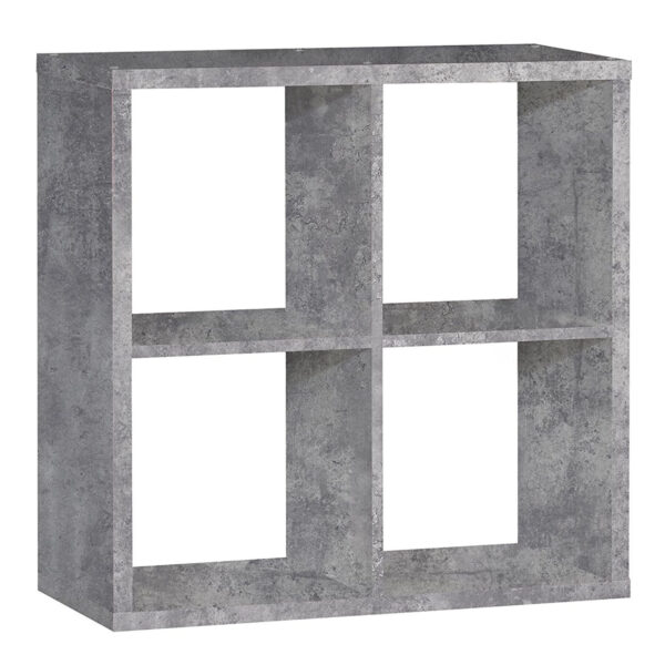 Mauri Cube 2x2 Storage Unit in Concrete Grey