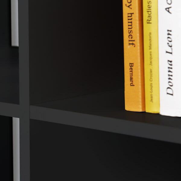 Mauri Cube 2x2 Storage Unit in Matte Black | Self Assembly