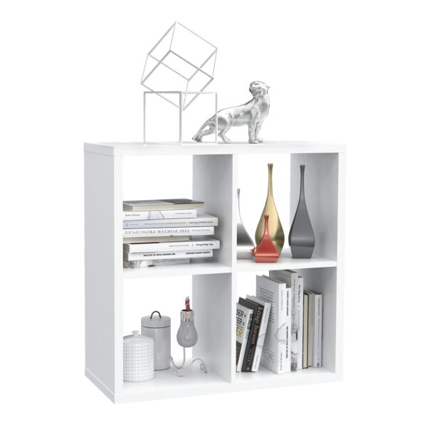Mauri Cube 2x2 Storage Unit in Matt White | Self Assembly