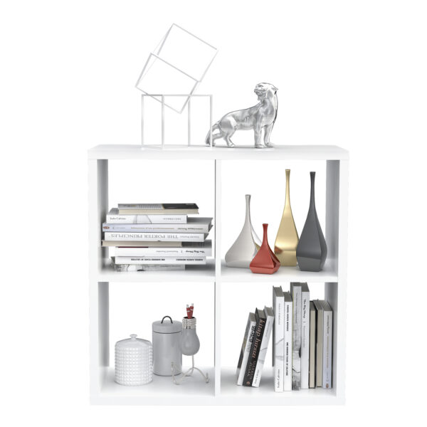 Mauri Cube 2x2 Storage Unit in Matt White | Self Assembly