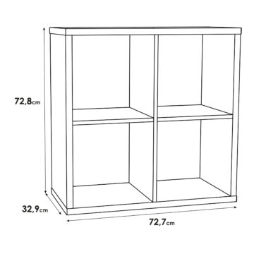 Mauri Cube 2×2 Storage Unit | Sonoma Oak