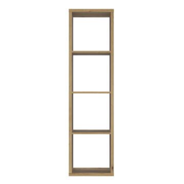 Mauri Cube 3 Shelves Storage Unit in Artisan Oak