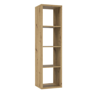 Mauri Cube 3 Shelves Storage Unit in Artisan Oak