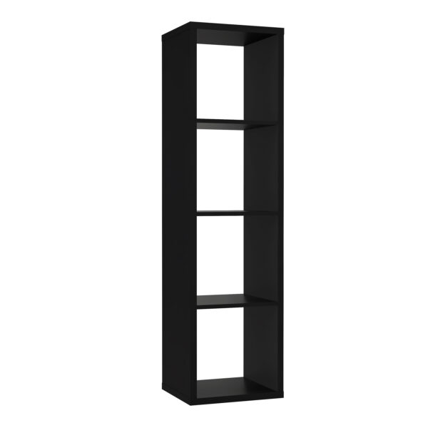 Mauri Cube 3 Shelves Storage Unit in Matt Black