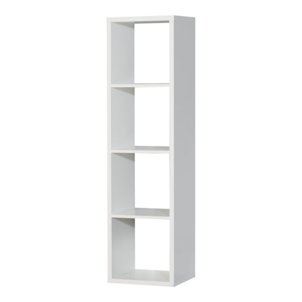 Mauri Cube 3 Shelves Storage Unit in Matt White | Self Assembly