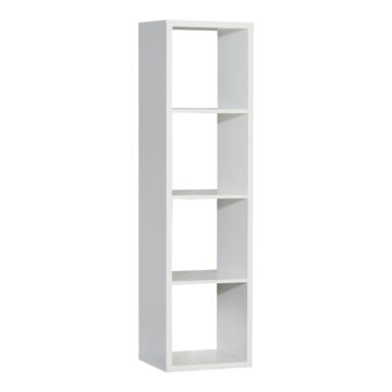 Mauri Cube 3 Shelves Storage Unit in Matt White