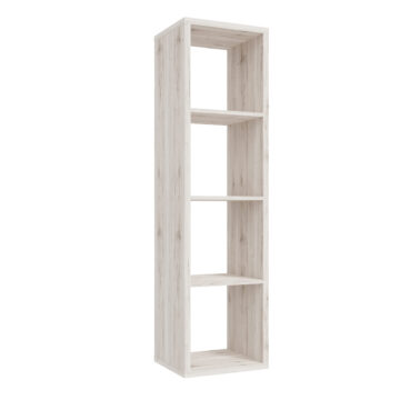 Mauri Cube 3 Shelves Storage Unit in Sand Oak