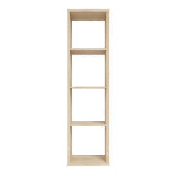 Mauri Cube 3 Shelves Storage Unit in Sonoma Oak