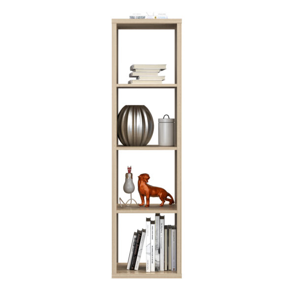 Mauri Cube 3 Shelves Storage Unit in Sonoma Oak | Self Assembly