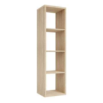 Mauri Cube 3 Shelves Storage Unit in Sonoma Oak
