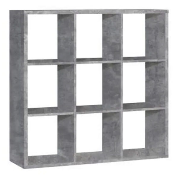 Mauri Cube 3x3 Storage Unit in Concrete Grey