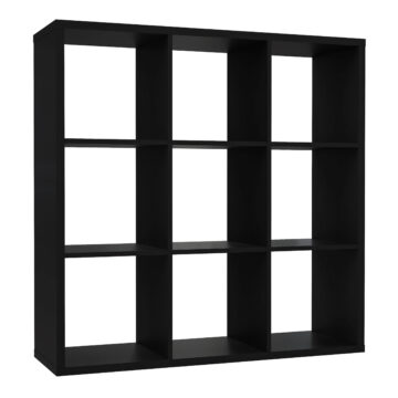 Mauri Cube 3x3 Storage Unit in Matt Black