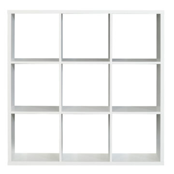 Mauri Cube 3x3 Storage Unit in Matt White