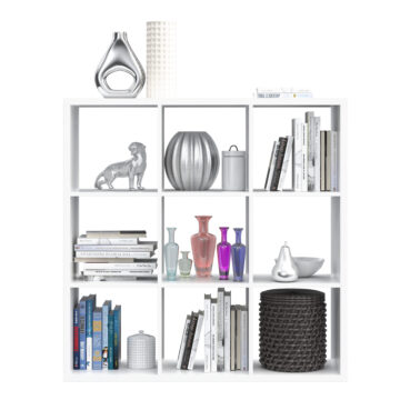 Mauri Cube 3×3 Storage Unit | Matt White
