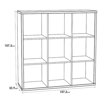 Mauri Cube 3×3 Storage Unit | Sand Oak