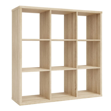 Mauri Cube 3x3 Storage Unit in Sonoma Oak