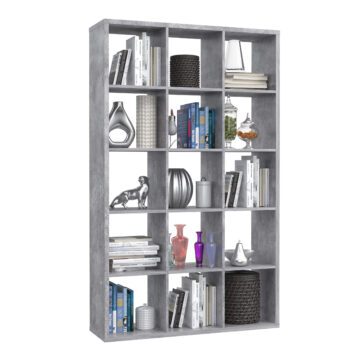 Mauri Cube 3×5 Storage Unit | Concrete Grey