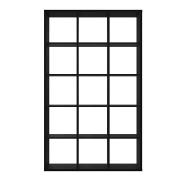 Mauri Cube 3x5 Storage Unit in Matt Black