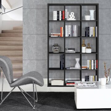 Mauri Cube 3×5 Storage Unit | Matte Black