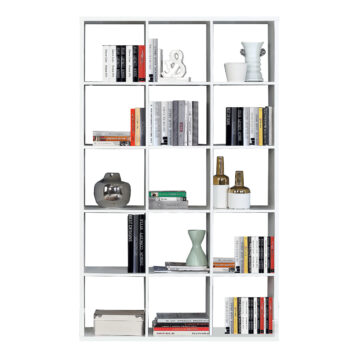 Mauri Cube 3×5 Storage Unit | Matt White