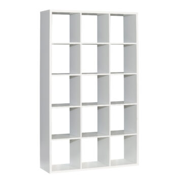 Mauri Cube 3x5 Storage Unit in Matt White