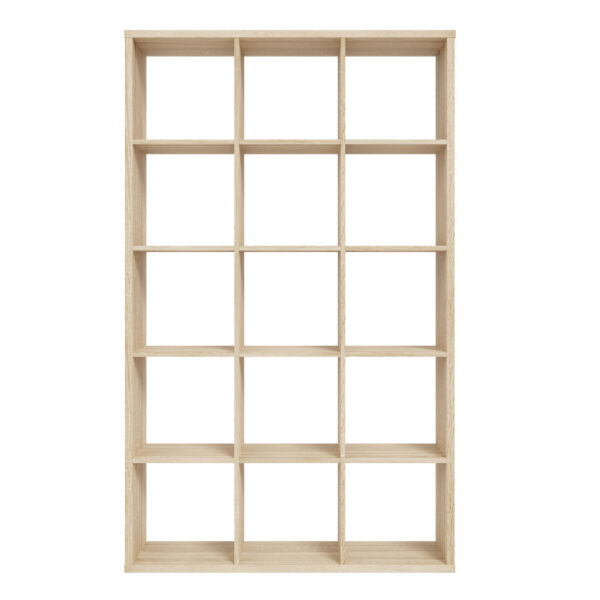 Mauri Cube 3x5 Storage Unit in Sand Oak