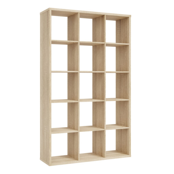 Mauri Cube 3x5 Storage Unit in Sand Oak