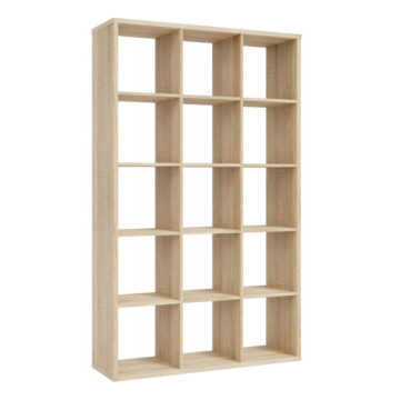 Mauri Cube 3x5 Storage Unit in Sand Oak
