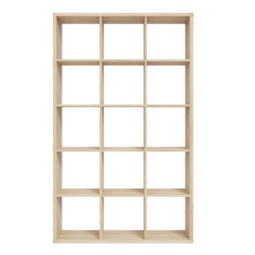 Mauri Cube 3x5 Storage Unit in Sonoma Oak