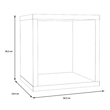 Mauri Cube Singular Storage Unit | Artisan Oak | Clearance