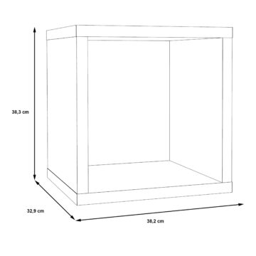 Mauri Cube Singular Storage Unit | Matt White