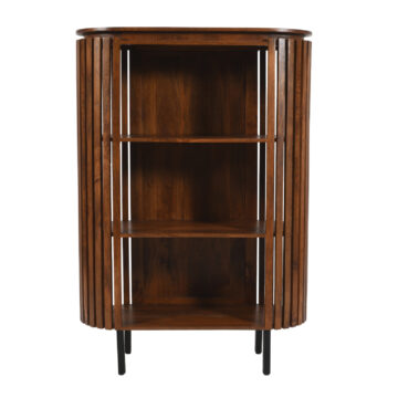 Taleda Slatted Mango Wood Bookcase