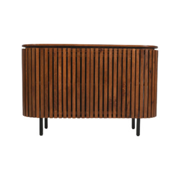 Taleda Slatted Mango Wood Large 2 Doors Sideboard