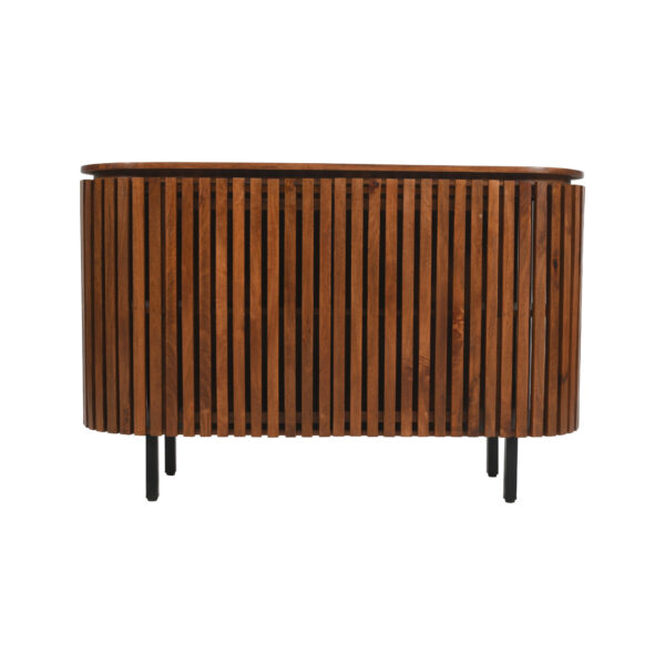 Taleda Slatted Mango Wood Large 2 Doors Sideboard